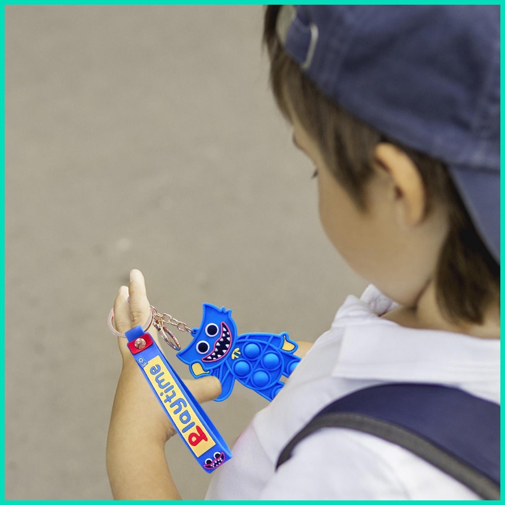 Móc Chìa Khóa Bằng Silicone Hình Chú Chó Huggy Wuggy Cho Người Lớn Và Trẻ Em