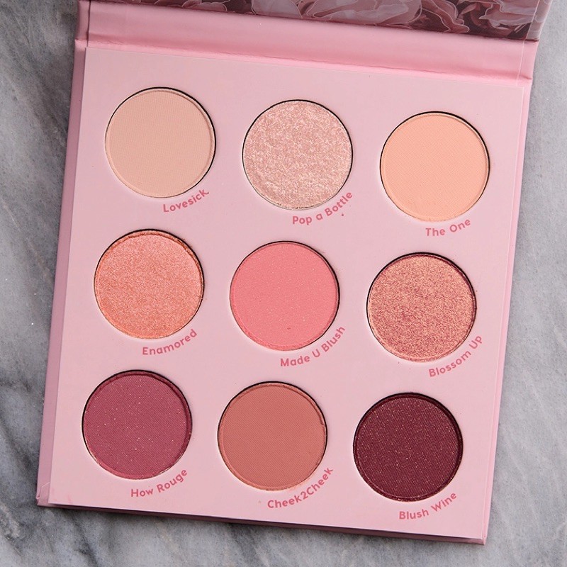 Bảng phấn mắt Colourpop Blush crush tông hồng siêu xinh bảng màu mắt Colourpop phấn trang điểm Colourpop eyeshadow