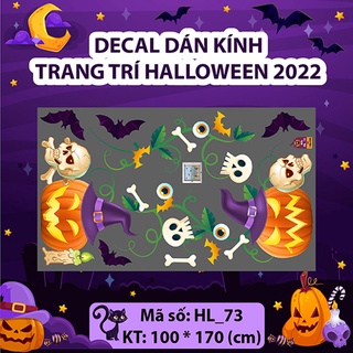 DECAL TRANG TRÍ HALLOWEEN COMBO SỐ 12