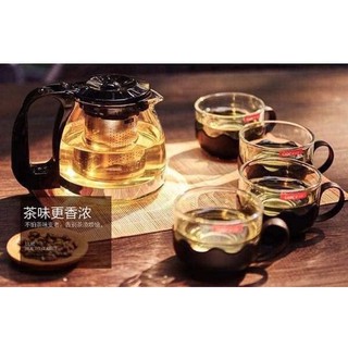 Bộ bình lọc trà kèm ly/chén