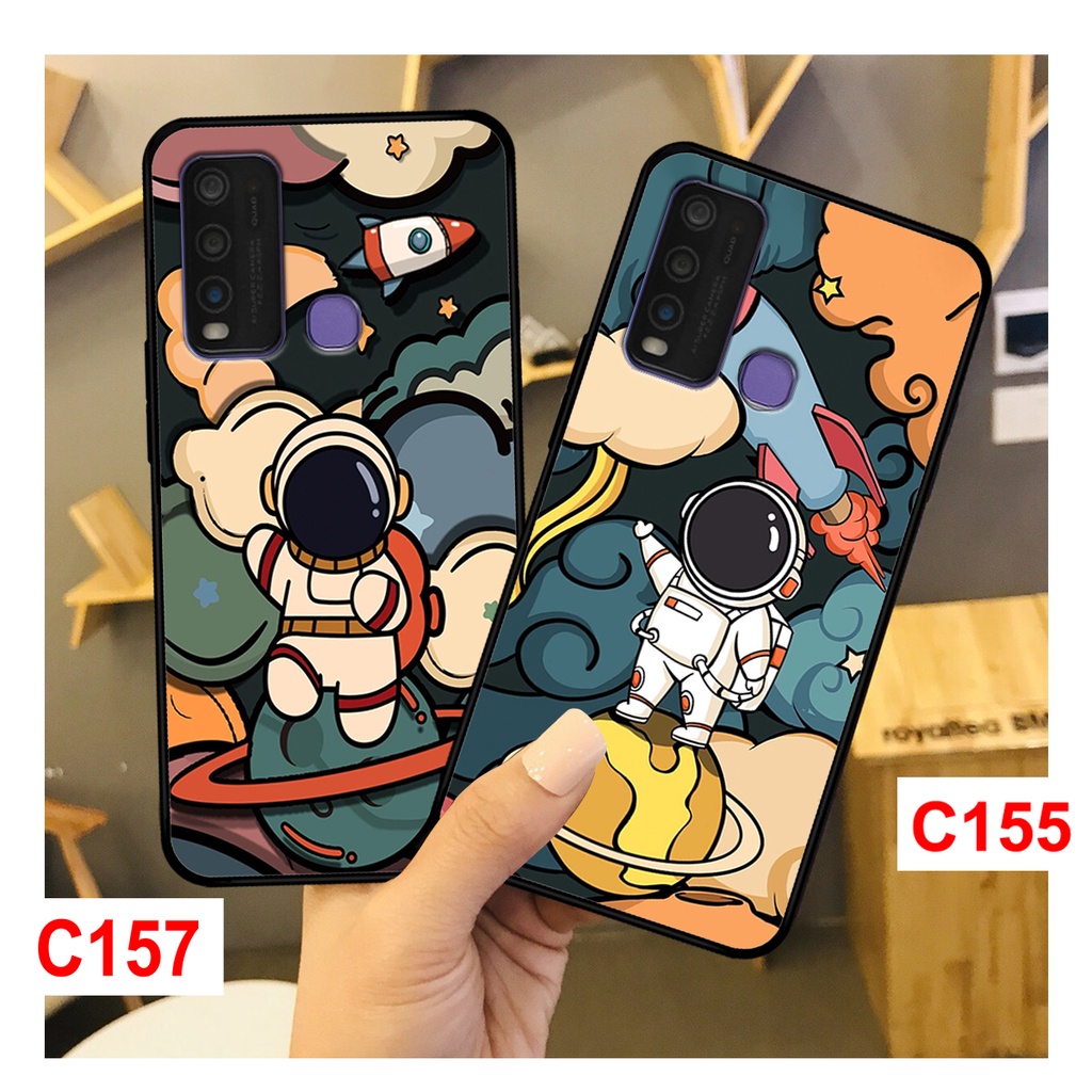 Ốp lưng Vivo Y30 - Y50 in hình phi hành gia, vũ trụ ngân hà. Ốp vivo y30 - y50 in hình rẻ bền đẹp.