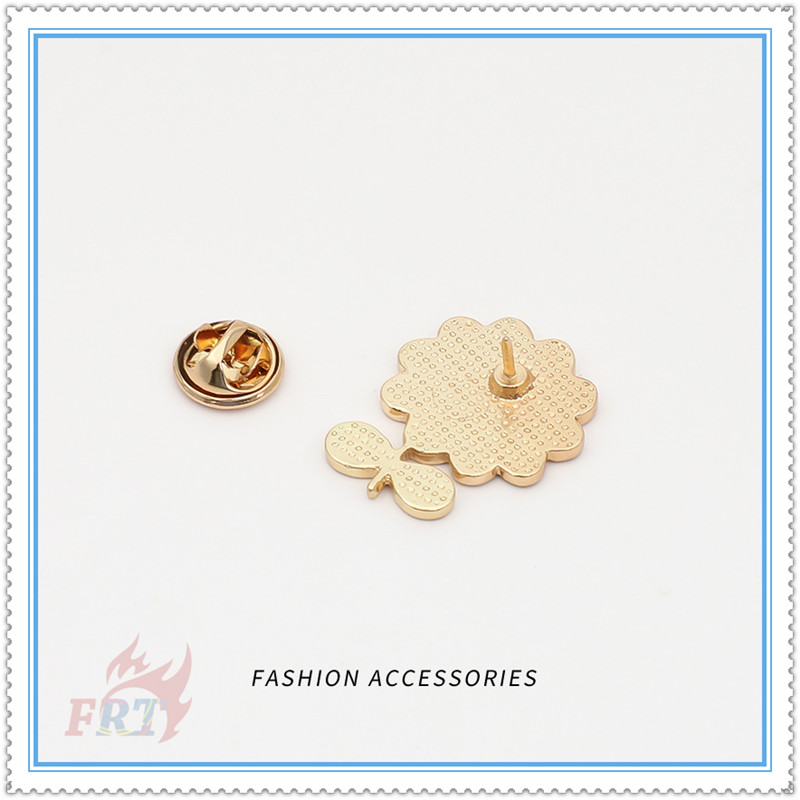 Ghim cài áo tráng men series 01 hoa hướng dương hoạt hình dễ thương