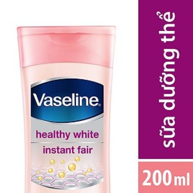 Sữa Dưỡng Thể Trắng Da Tức Thì Vaseline Instant Fair - 21119402 (200ml)