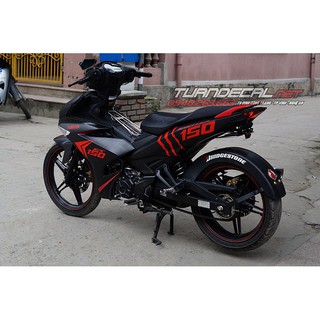 Tem Trùm Exciter 150 Monster Đen đỏ
