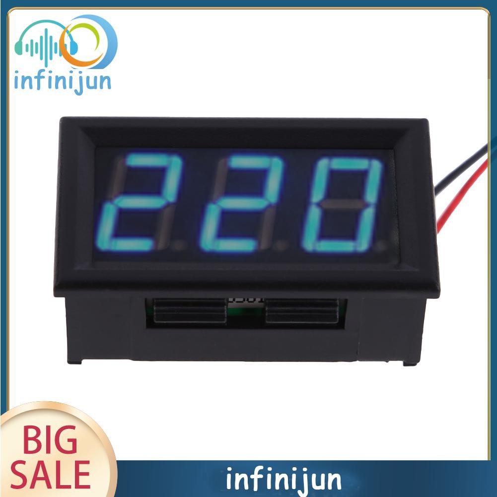 Vôn Kế Điện Tử Ac 30-500v Tích Hợp 2 Dây