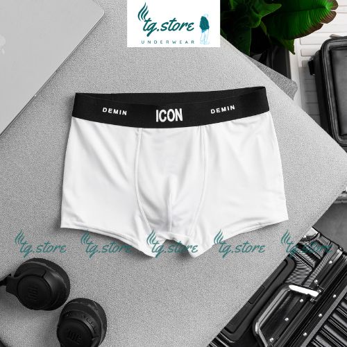 Quần Sịp Nam Boxer Thun Lạnh Cao Cấp Xuất Khẩu IC-01, Quần Boxer Nam Cao Cấp Co Giãn 4 Chiều Cực Thoáng Khí Kháng Khuẩn.