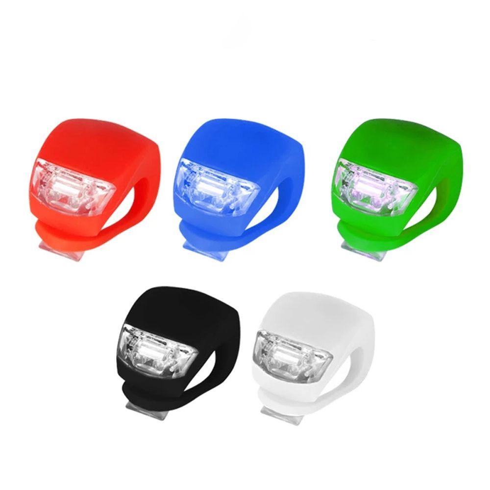 Đèn Cảnh Báo An Toàn Bằng Silicone 3 Chế Độ Gắn Phía Trước Xe Đạp