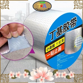 Cuộn Keo Chống Thấm Butyl Khổ Rộng 10cm dài 5m, dùng dán chống thấm tường, nhựa, tôn