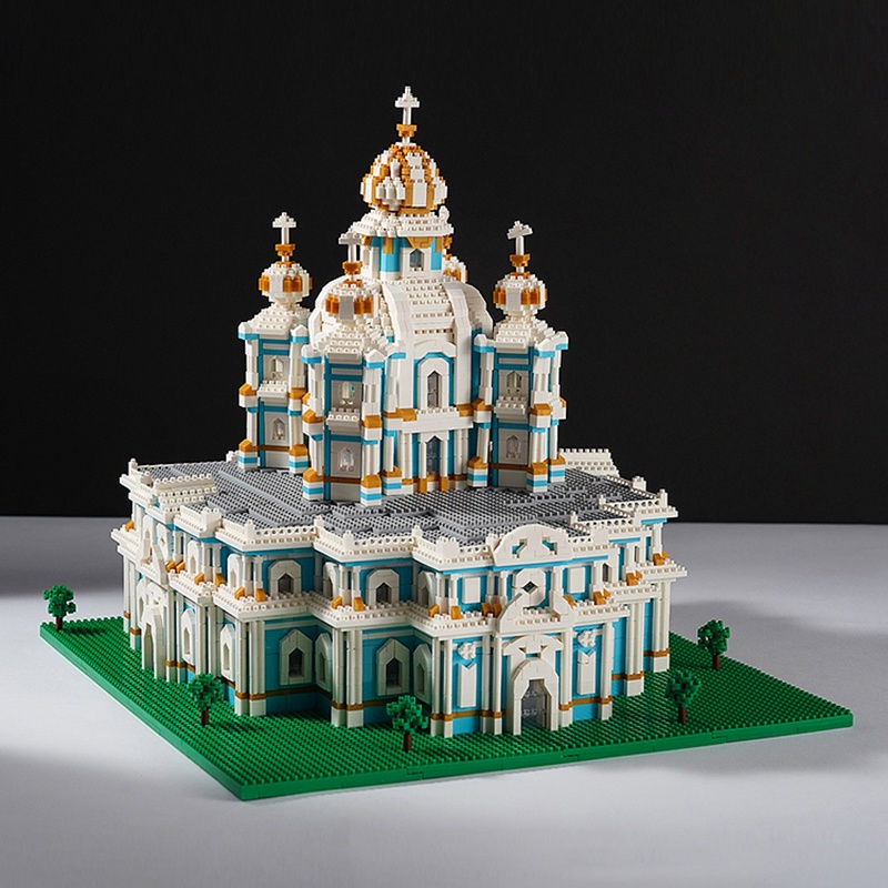 Bộ xếp hình trẻ em hình tu viện Smolny - Lego rèn luyện trí thông minh cho trẻ - Sunny