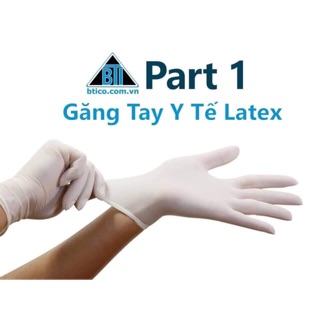 Găng Tay Y Tế Cao Su Tự Nhiên HP Glove Latex (Hộp 100 pcs)