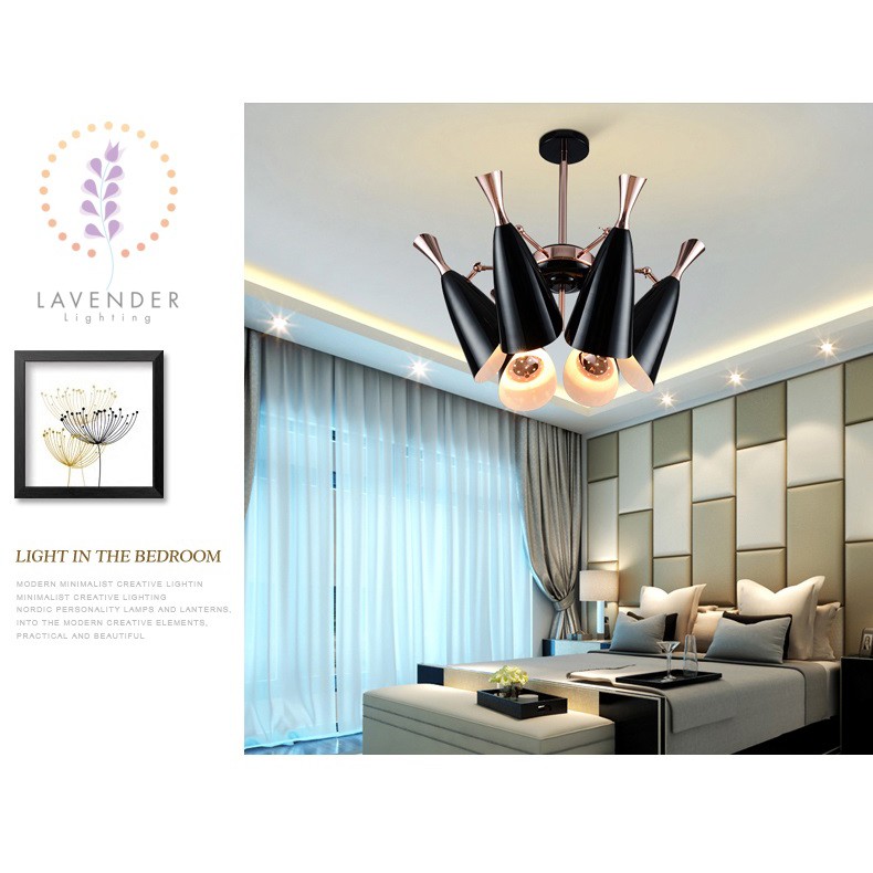 Đèn chùm Bá Tước ánh sáng 2 chiều TH277