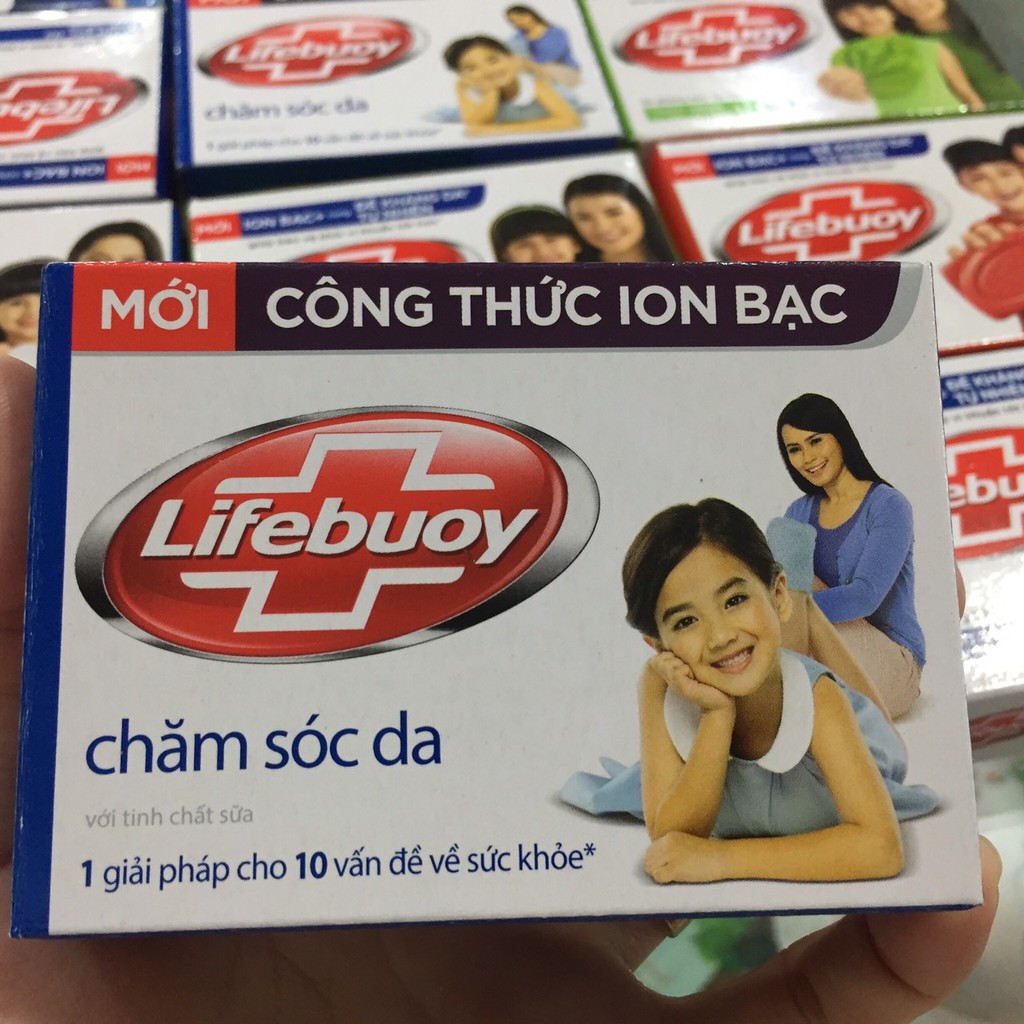 COMBO 10 bánh Xà bông cục Lifebuoy  90g MÀU NGẪU NHIÊN