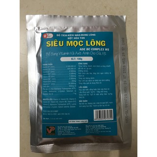 Siêu mọc lông ADE Bcomplex WS (100gam)