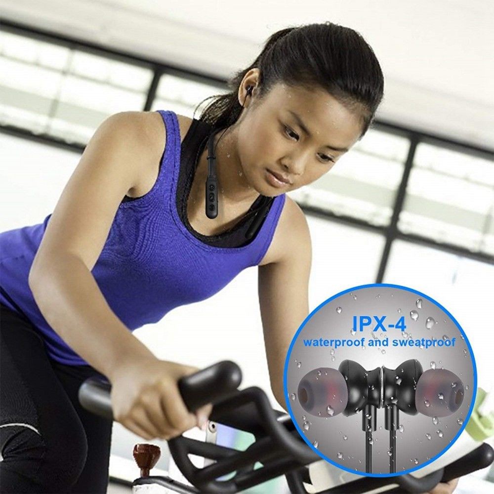 ♢♢ Wireless Bluetooth Earphones Sport Stereo Headset Handfree Blutooth earphone Earbuds With Microphone For xiaomi Phone 【Auum1】