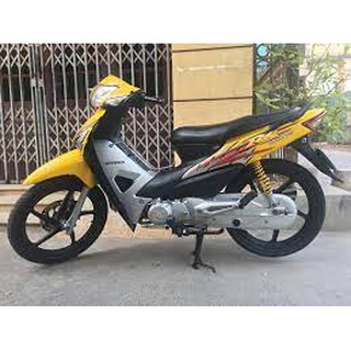 (quá rẻ) trọn bộ tem xe wave RS 100  màu vàng