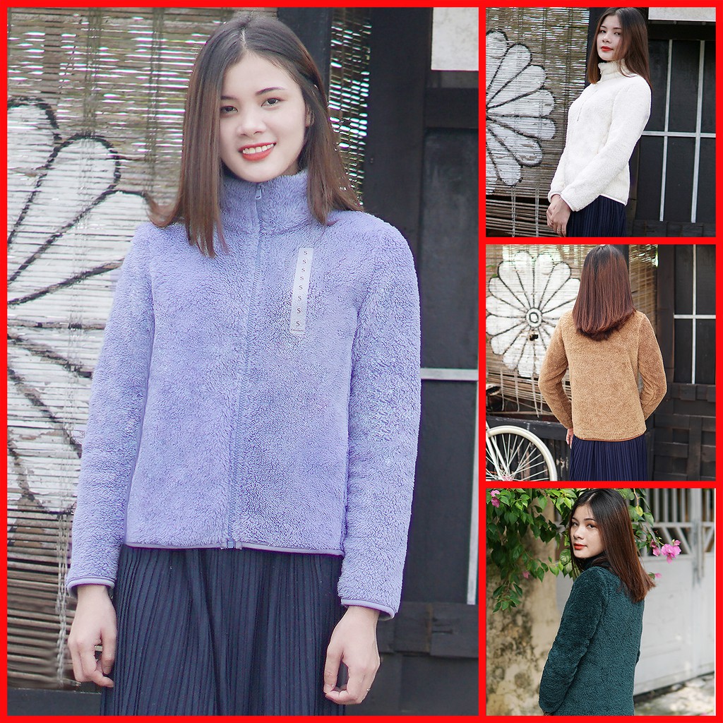 Áo lông cừu nữ 12 màu mềm mịn ấm áp - Falumar Vnxk