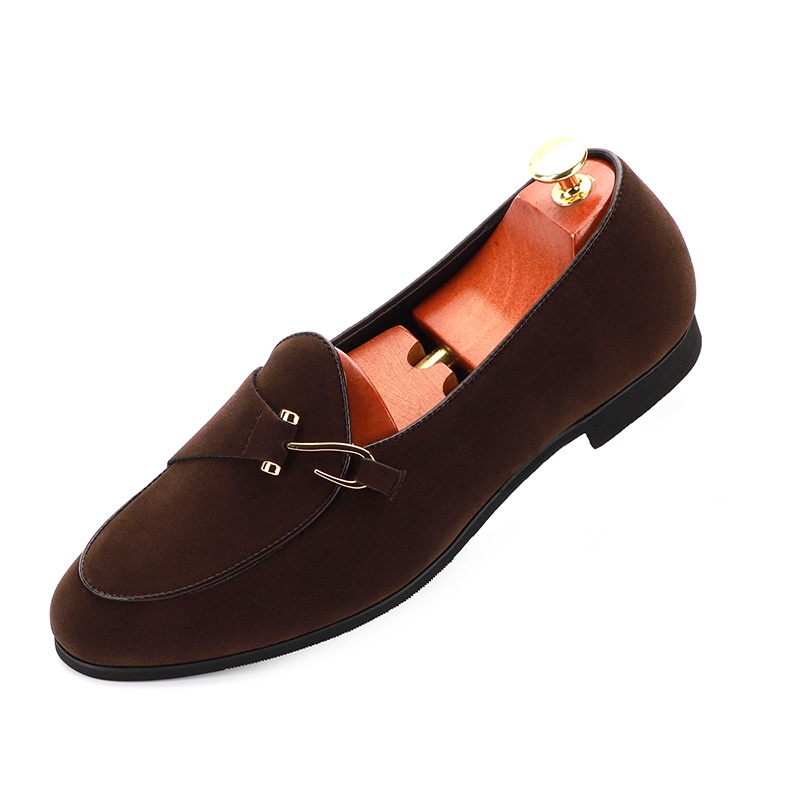 Giày Lười Da Lộn Phong Cách Doanh Nhân Cho Nam Size 37-48