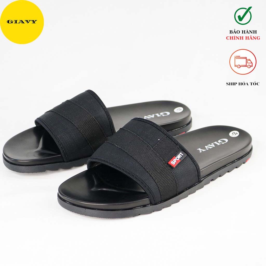 Dép nam quai ngang thời trang thời trang DU80 - GIÀY GIAVY