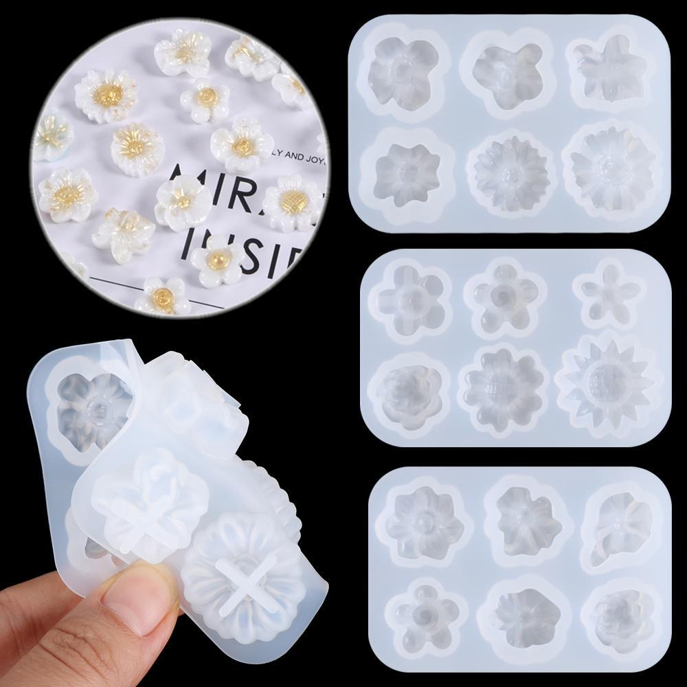Khuôn Silicone Tạo Hình Hoa Sen Nhỏ / Hoa Anh Đào Làm Trang Sức DIY