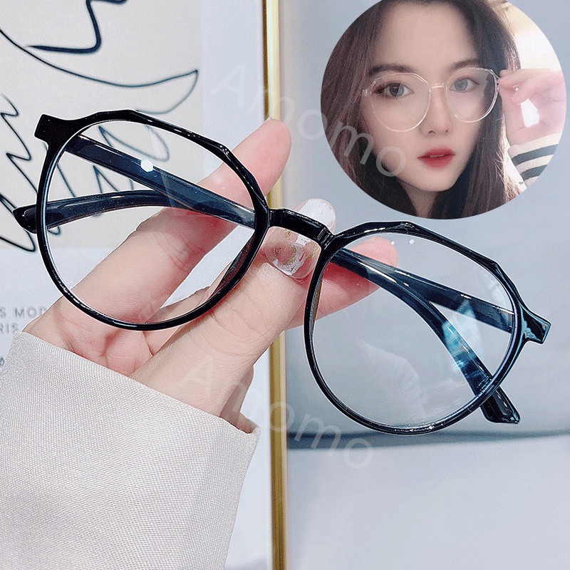 kính cận có độ -0.5~6.0 Kính cận có độ gọng nhựa trong suốt phong cách Hàn Quốc thời trang cho nam nữ /mắt kính cận/kính gọng đen/kính thời trang nữ