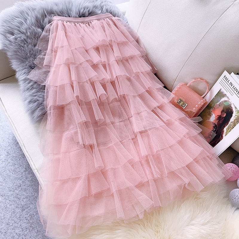 Váy cổ tích Váy lưới nhiều lớp Váy nữ xòe mùa hè | BigBuy360 - bigbuy360.vn