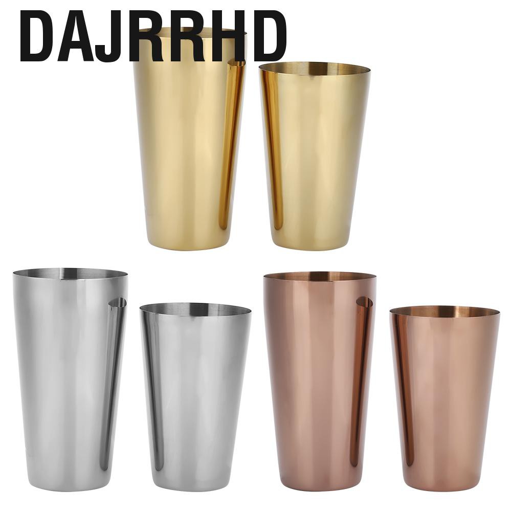 Dajrrhd 304 Stainless Steel Cocktail Shaker Bottle Set Bartender Bar Accessory Barware Tools