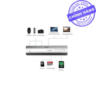Bộ Chia 3 Cổng Type-C USB 3.0 + 2 Khe Cắm Thẻ SD/MicroSD Unitek Y3094