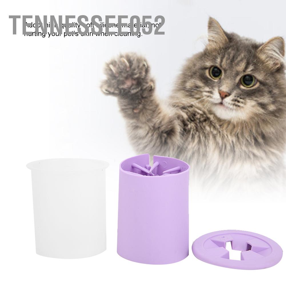 Dụng cụ làm sạch chân thú cưng bằng silicone kích thước nhỏ gọn tiện lợi