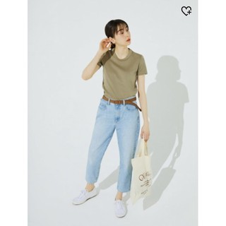 U ni qlo - Áo thun nữ basic cổ tròn dòng U ( tag Nhật )