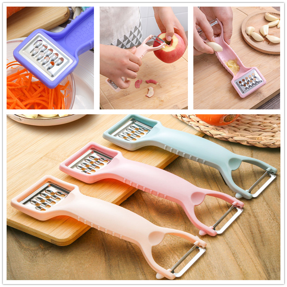 【COD】Dụng cụ gọt vỏ trái cây hai đầu bằng nhựa đa năng