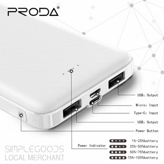 Sạc Dự Phòng Proda P39 10000mAh