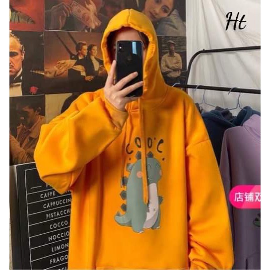 Áo hoodie 3D khủng long Cooc HTH1120