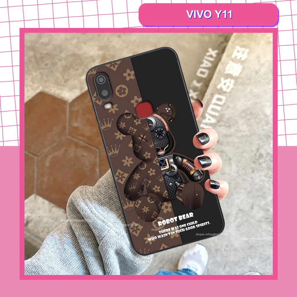 ⚡Ốp lưng VIVO Y11 in hình gấu gucci độc lạ