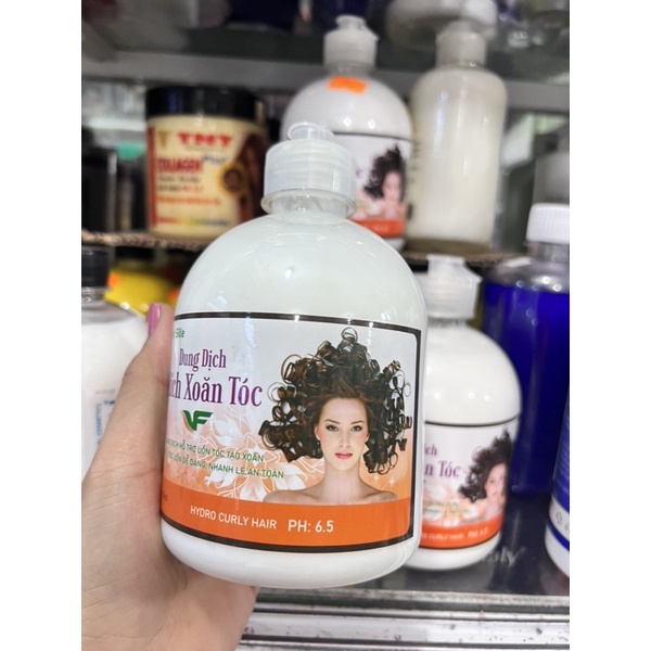 dung dịch kem kích xoăn  hair sille 450ml hỗ trợ kích xoăn khi hấn tóc giúp tóc mau quăn sóng mẩy ,giữ nếp lau ềm ko khô