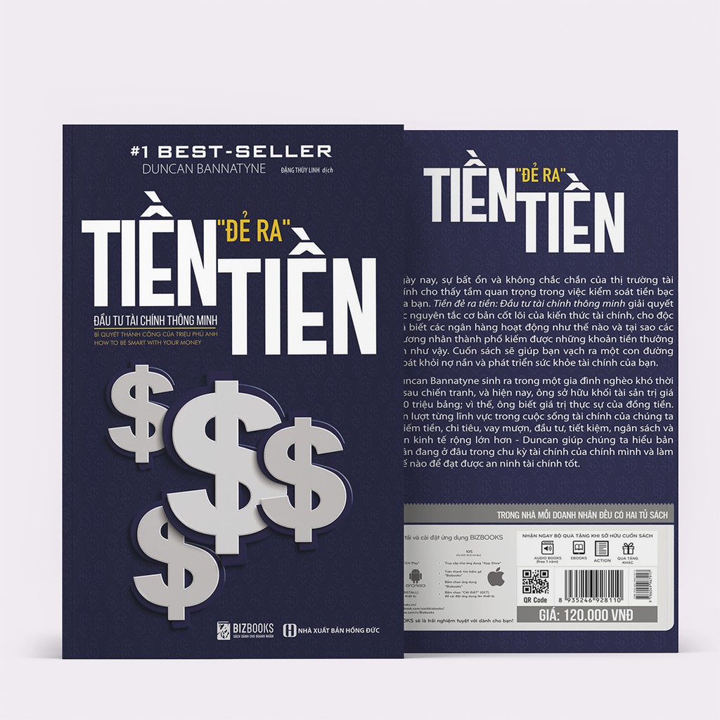 Sách - Tiền Đẻ Ra Tiền: Đầu Tư Tài Chính Thông Minh - Những Nguyên Tắc Để Thông Minh Trong Chuyện Tiền Bạc | BigBuy360 - bigbuy360.vn