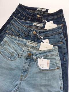 jeans xuất khẩu trơn
