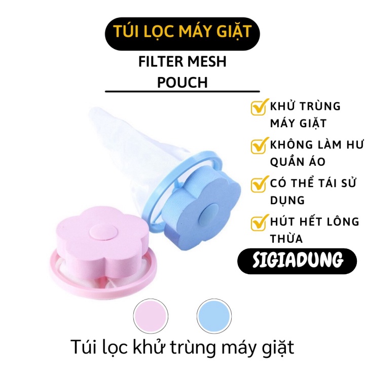 [SGD] Túi Lọc Rác Máy Giặt - Dụng Cụ Lọc Cặn,Khử Trùng Máy Giặt Không Hư Quần Áo 4406