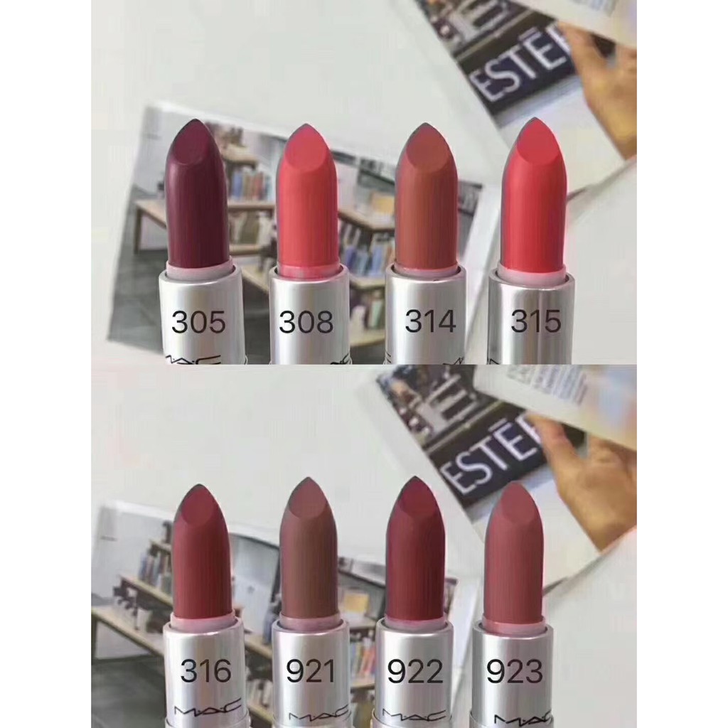 (Hàng Mới Về) Son Lì Mac 314-922 - 921-316 - 923-315 | BigBuy360 - bigbuy360.vn