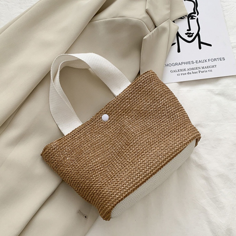 Túi Cói Đeo Vai Sức Chứa Lớn Thời Trang Cho Nữ