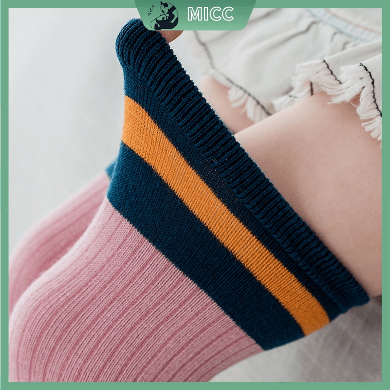 vớ của cô gái Vớ cotton dài 35cm 42CM thoáng khí dễ thương cho bé gái