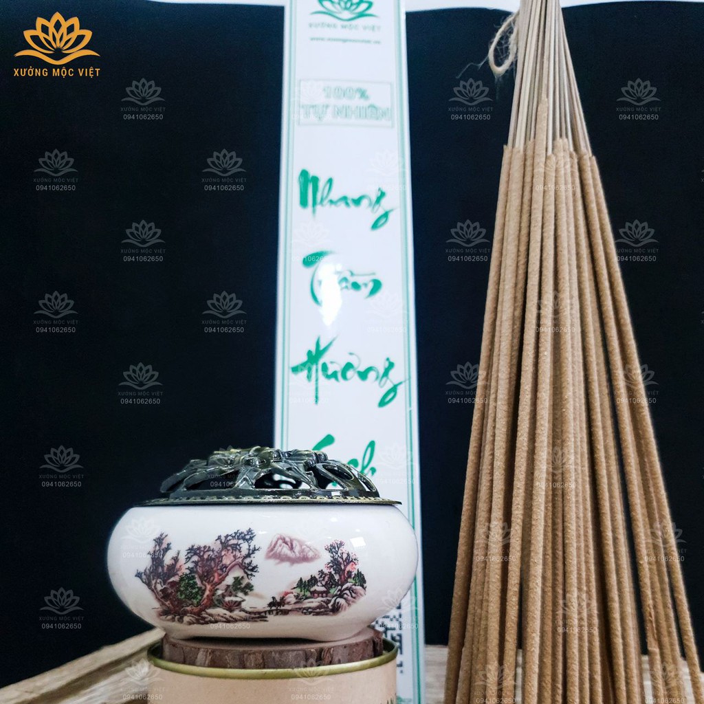 Lư Sứ Xông Trầm Hương Cao Cấp - Xông Nhang Trầm Hương Tự Nhiên | BigBuy360 - bigbuy360.vn