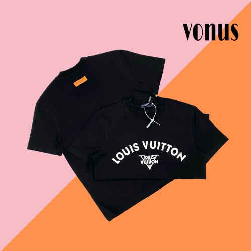 Áo phông nam nữ LV cao cấp I Áo thun ngắn tay nam nữ chất cotton mát co giãn,mềm mịn I Thiết kế trẻ trung I #TL0032. | BigBuy360 - bigbuy360.vn