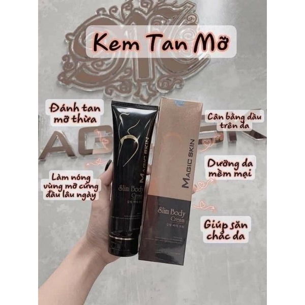 kem tan mỡ body magicskin