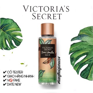 Victoria's secret® xịt thơm toàn thân body mist - bare vanilla noir 250ml
