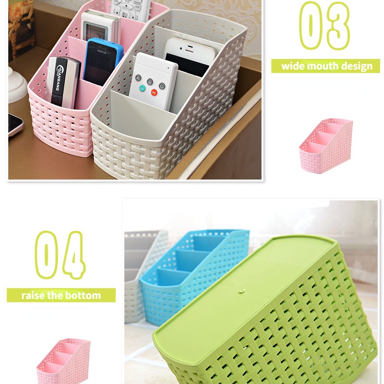 Hộp Đựng Đồ Dùng 4 / 5 Ngăn Đa Năng Tiện Dụng Cho Phòng Khách