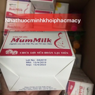 Cốm lợi sữa mummilk cho phụ nữ sau sinh