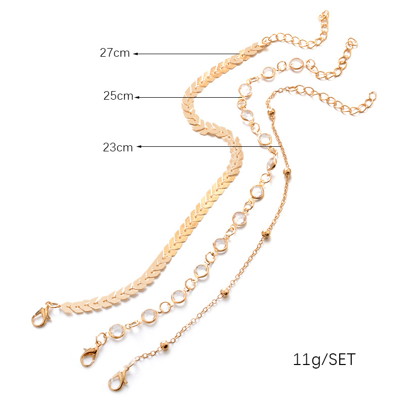 Ahellogirl Vòng choker 3 lớp phối mặt hình đồng xu phong cách cổ điển thời trang