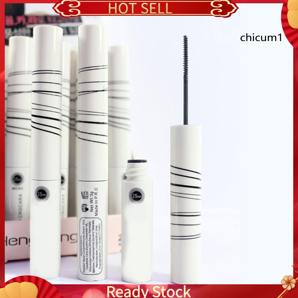 [Hàng mới về] Mascara chuốt mi dài cong màu đen tự nhiên chất lượng cao