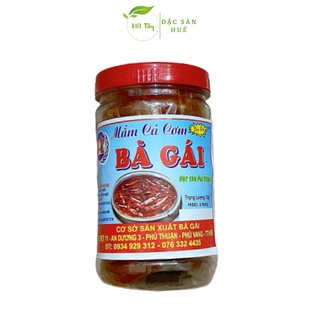 Mắm cá cơm bà gái huế 330gram mắm cá - mít tây đặc sản huế
