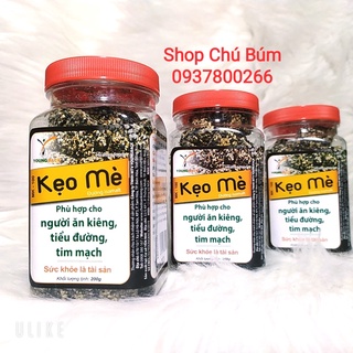 Combo 3 hộp kẹo mè ăn kiêng Youngback, giàu omega 6, vitamin B, tốt cho người tiểu đường, ăn kiêng, mẹ bầu, mỗi hộp 200g